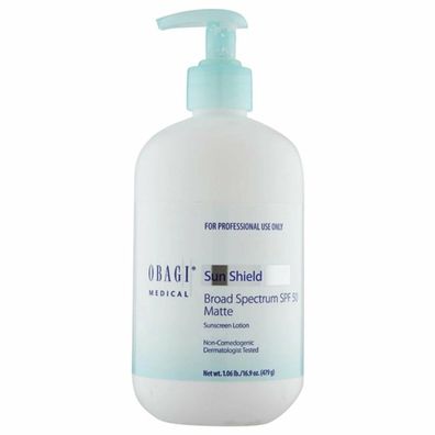 Obagi Back Bar Sonnenschutzmittel Sun Shield Matte Spf 50 Matte 479g