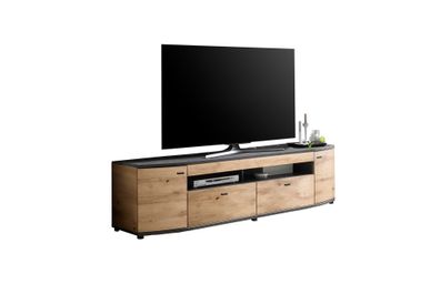 TV-Unterschrank Jacinthe 200x51x46 Lowbord Artisan Eiche/Grau 1018