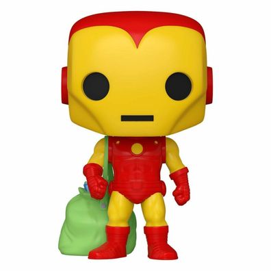 Marvel Holiday POP! Marvel Vinyl Figur Iron Man w/Bag 9 cm