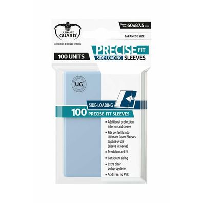 Ultimate Guard Precise-Fit Sleeves Side-Loading Japanische Größe Transparent (100)