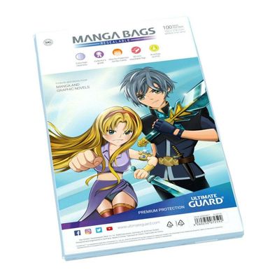 Ultimate Guard Manga Bags wiederverschließbar (100)