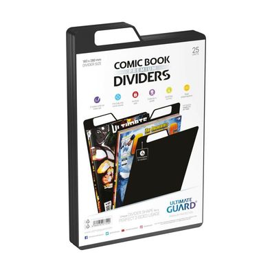 Ultimate Guard Premium Comic Book Dividers Schwarz (25)