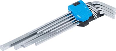 Winkelschlüssel-Satz | extra lang | Innensechskant 1,5 - 10 mm | 9-tlg. BGS