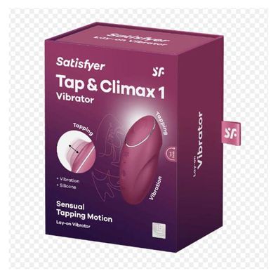 Satisfyer HAHN Höhepunkt 1 Sinnliche Klopfen LAY-ON Vibrator ROT 1UN