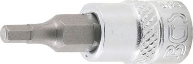 Bit-Einsatz | Antrieb Innenvierkant 6,3 mm (1/4") | Innensechskant 1/8" BGS