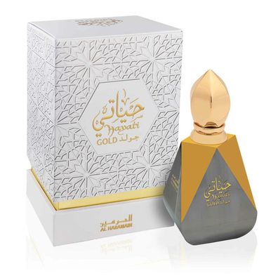 Al Haramain Hayati Gold parfümiertes Öl unisex 12 ml