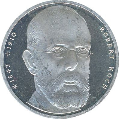 BRD 10 DM 1993 J Robert Koch Silber*