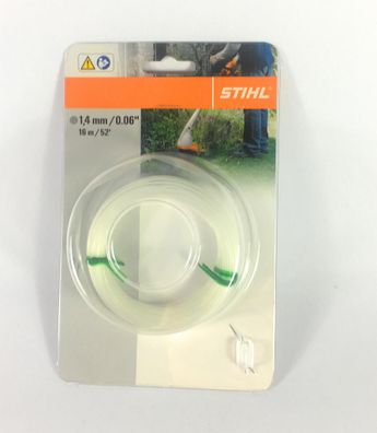 Stihl Mähfaden Rund 1,4 mm x 16 m für Motorsensen Rasentrimmer FSE 31 FSE 41