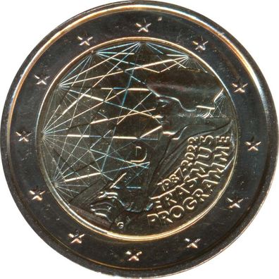 Deutschland 2 Euro 2022 - Erasmus (J)*