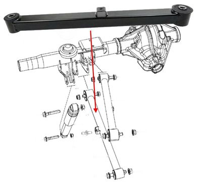 Längslenker hinten unten RAM 1500 Bj:13-24 (Gen.4)