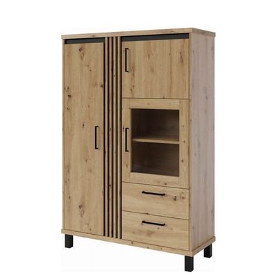 Vitrine NADIA ND5 Schrank Wohnzimmerschrank Vitrinenschrank Kommode Highboard
