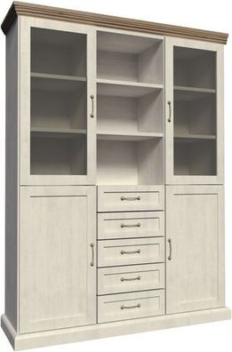 Vitrine ROYAL W2D Wohnzimmerschrank Highboard Anrichte
