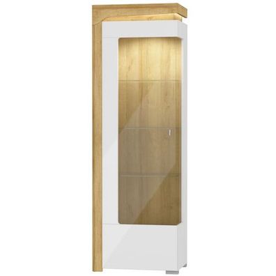 Vitrine links THEO THW-1L Schrank Vitrinenschrank (ohne Beleuchtung)