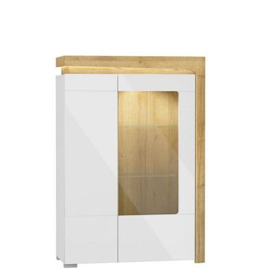 Vitrine rechts THEO THW-2P Vitrinenschrank (ohne Beleuchtung)