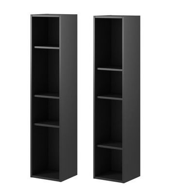 2 x Hängeregal Notte B Wandregal Wandboard Bücherregal