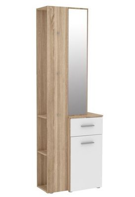 Garderobe Lothal CHQD01 Diele Schuschrank Flurgarderobe Spiegel