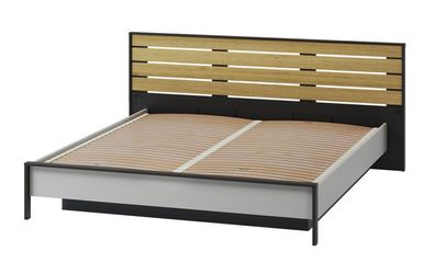 Bett GRIS GS-02 mit Lattenrost Bettkasten Led Bettgestelle 180x200 cm