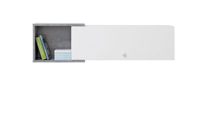 Hängeschrank Wandschrank Sigma SI - 13 (Weiß Lux/ Beton)