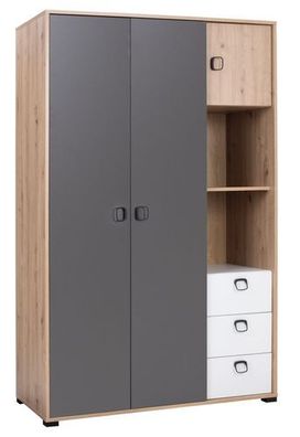 Kleiderschrank KEVIN 01 Schrank 120x190x50 cm Schrank