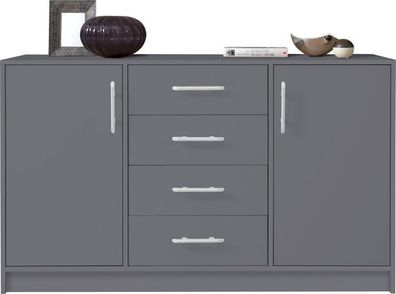 Kommode SMART SRK1 Sideboard 140x84x40 cm Anthrazit