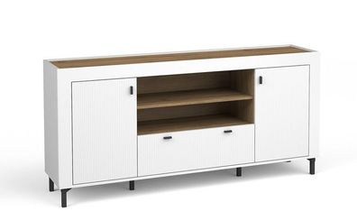 Kommode MOSSA MO7 Sideboard 177x84x40 cm weiß