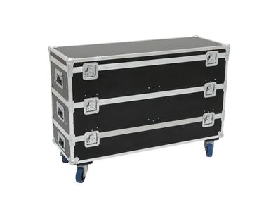 Roadinger Flightcase 12x LED-Leiste mit Rollen