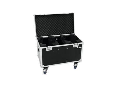 Roadinger Flightcase 2x TMH-X5 mit Rollen