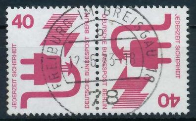 BERLIN Zusammendruck Nr K7 zentrisch gestempelt WAAGR PAAR X7FDCCA