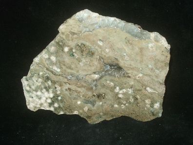 Ozeanjaspis-Rhyolith-Porphyr (Madagaskar) Anschliff -Mineralien-Heilsteine-Edelsteine