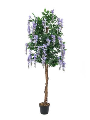 Europalms Goldregenbaum, Kunstpflanze, violett, 180cm