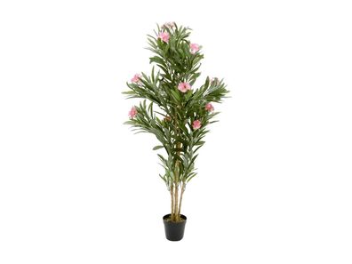 Europalms Oleanderbaum, Kunstpflanze, rosa, 150 cm