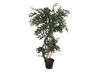 Europalms Ficus Multi Spiralstamm, Kunstpflanze, 130cm