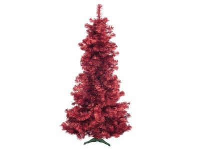 Europalms Tannenbaum FUTURA, rot-metallic, 210cm