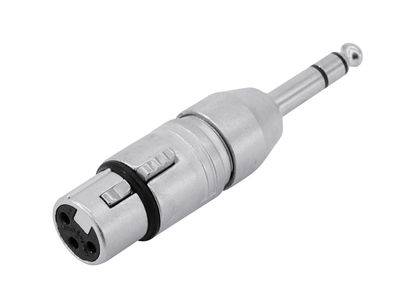 Neutrik Adapter XLR(F)/Klinke(M) stereo NA3FP