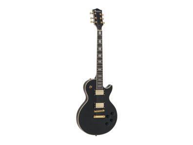 Dimavery LP-530 E-Gitarre, schwarz/gold