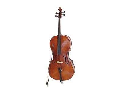 Dimavery Cello 4/4 mit Soft-Bag, C-Kante