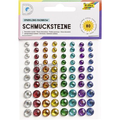 Schmucksteine Sparkling Rainbow, selbstklebend