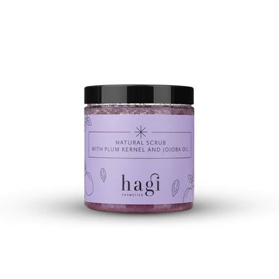 Hagi Natural Body Scrub mit Pflaumenkern- und Jojobaöl 300g (U)