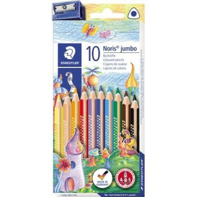 Farbstift Etui Noris Club Jumbo 10er Triplus