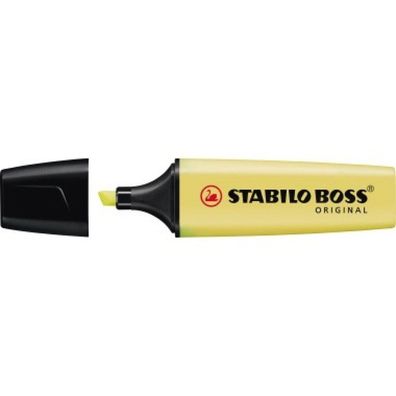 Stabilo-Boss Textmarker pastel pudriges gelb 70144