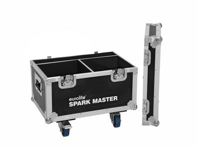 Roadinger Flightcase 2x Spark Master mit Rollen