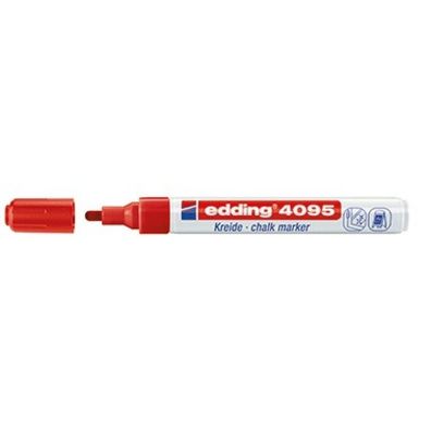 Edding Kreidemarker 4095 Dünn 2-3mm rot Window-Marker