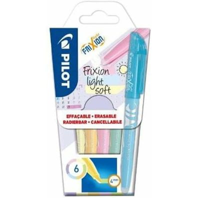 Textmarker Frixion Light soft 6er Set Pastelltöne