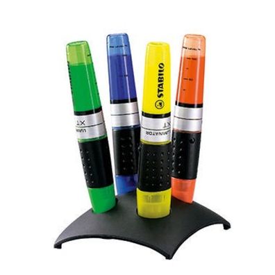 Textmarker Stabilo-Boss Luminator Desk-Set 7104 Gefüllt mit 4 Stiften