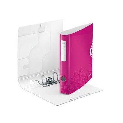 Ordner A4 schmal Wow pink metallic Leitz