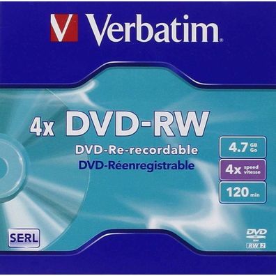 DVD-RW Speichermedium Verbatim 5er Jewel Case