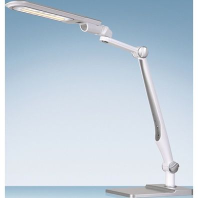 Schreibtischleuchte LED Multiflex weiß/s ABS, Eisen, PS weiß/silber Höhe 600 mm