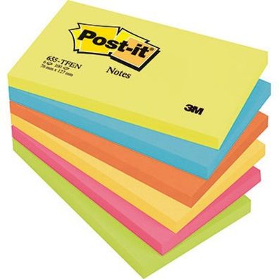 Post-it Haftnotiz Active Collection 655T Maße: 127 x 76 mm (B x H)