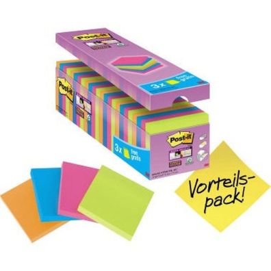 Post-it Haftnotiz Super Sticky 654SE24P Maße: 76 x 76 mm (B x H)