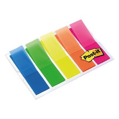 Post-it Haftstreifen Index Mini 683HF5 l Maße: 11,9 x 43,2 mm (B x H)